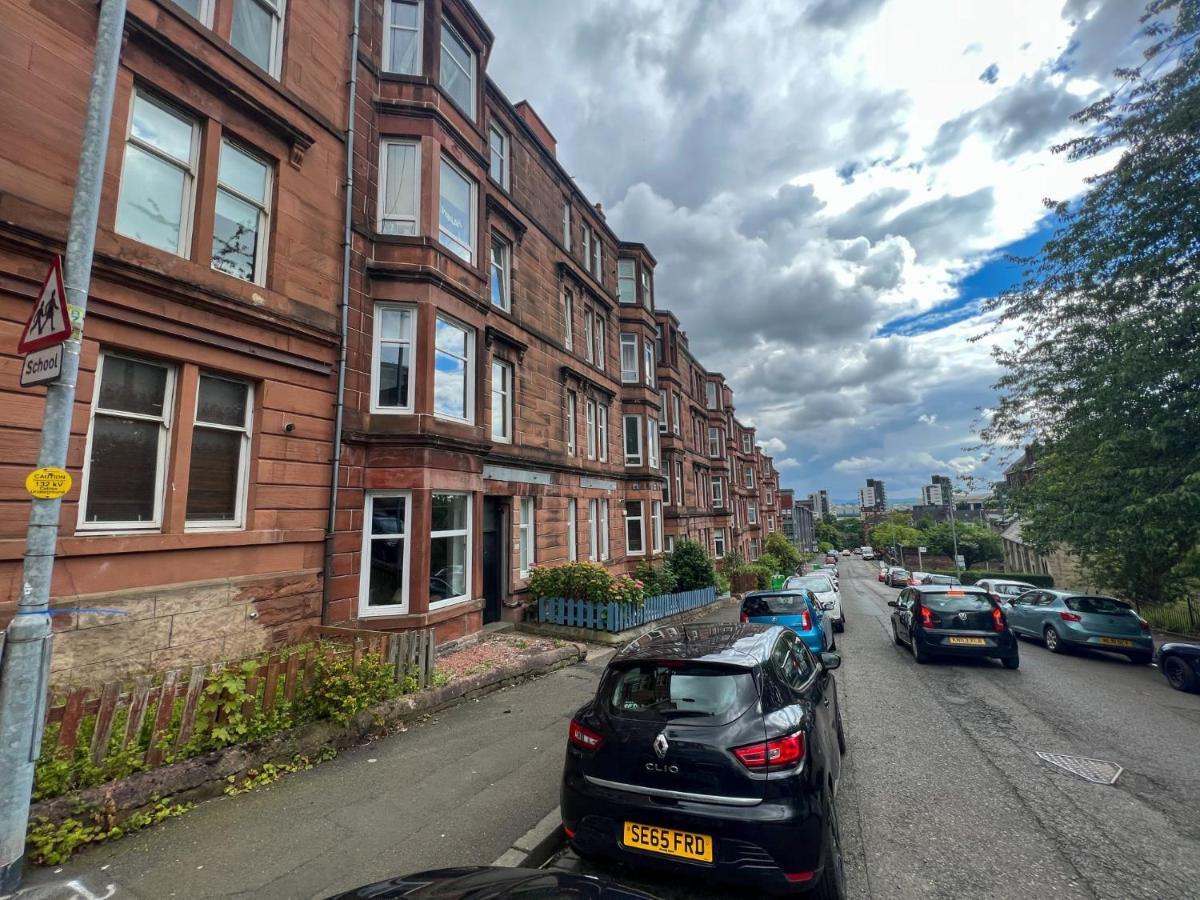 Modern 1Br West End Flat Glasgow Exterior foto